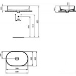Накладной умывальник Ideal Standard Strada II Oval Vessel Накладной умывальник Ideal Standard Strada II Oval Vessel